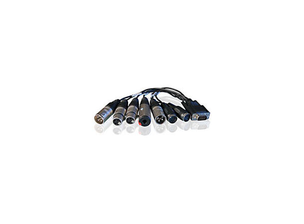 RME kabel 15-pin D-sub to 4 x XLR Analog 2x MIDI, 1x HP for HDSP 9632 + HDSPe AIO