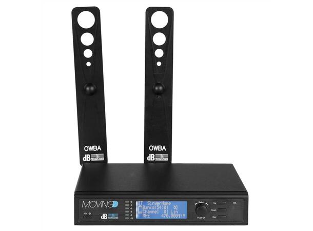 dB Technologies Moving D RX mottaker Trådløst mottaker, 320Mhz 