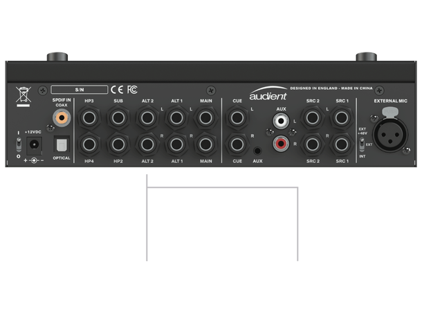 Audient Nero monitor controller Monitor Controller med mange funk. 