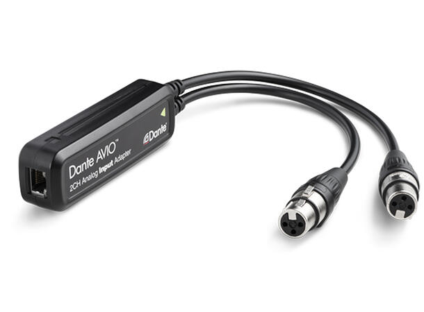 Audinate Dante AVIO Analog 2-In Adapter 2 x Analog inn - DANTE konverter stereo 