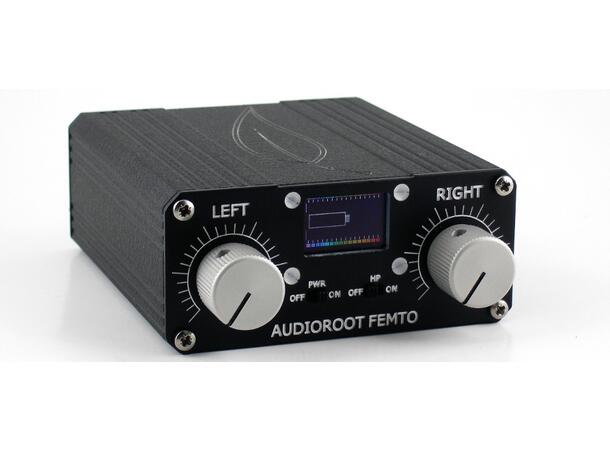 Audioroot FEMTO Battery powered stereo microphone preamp with 48V phantom power 