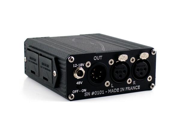 Audioroot FEMTO Battery powered stereo microphone preamp with 48V phantom power 