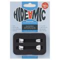 Hide-a-mic for Senneheiser MKE2 4 different holders in case, White