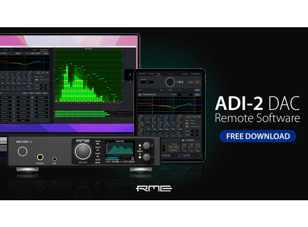 RME ADI-2 DAC FS - UltraHifi DAC Ultra-Fidelity PCM/DSD 768kHz DA 