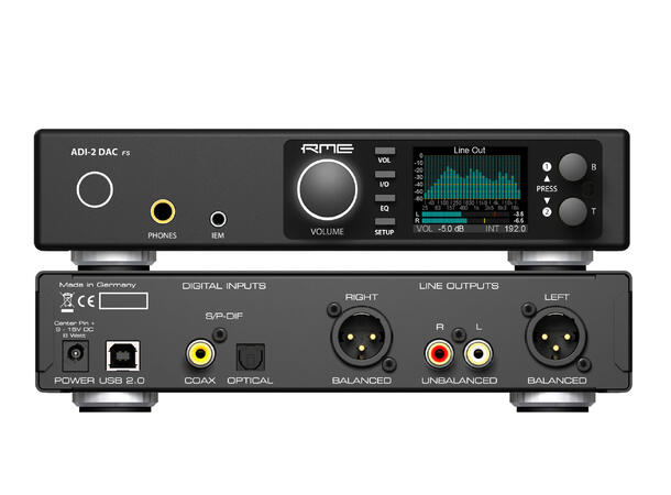 RME ADI-2 DAC UltraHifi DAC - B-stock Ultra-Fidelity PCM/DSD 768kHz DA