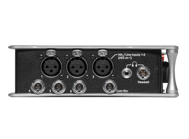 Sound Devices 833 Portable mixer-recorde 6 Mic/line preamps, 8 Channels, 12 Track 