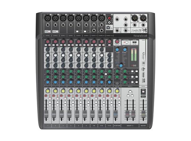 Soundcraft Signature 12 MTK Med USB-multitrack av alle kanaler 