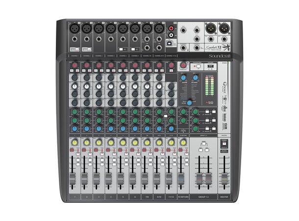 Soundcraft Signature 12 MTK Med USB-multitrack av alle kanaler