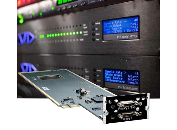 AVID Pro Tools | MTRX DigiLink I/O Card kort med 2x ekstra DigiLink porter