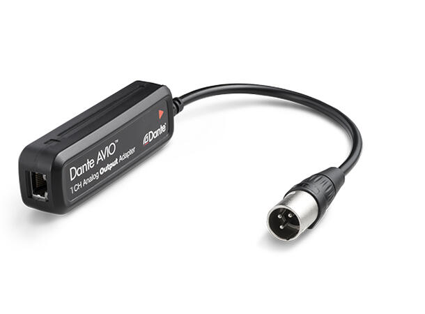 Audinate Dante AVIO Analog 1-Out Adapter 1 x Analog ut - DANTE konverter mono 