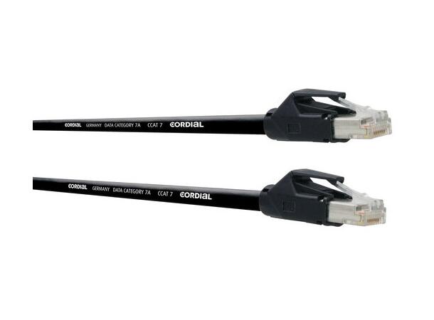 Cordial CAT7 kabel M-M  1m PEAK fleksibel med flettet skjerm 