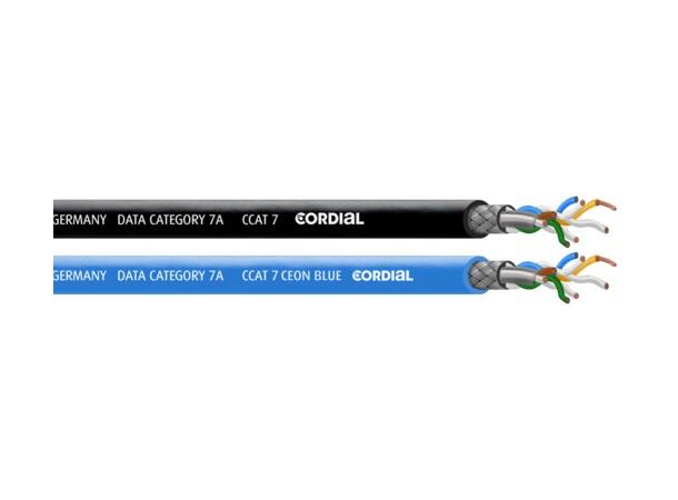 Cordial CAT7 kabel M-M  1m PEAK fleksibel med flettet skjerm 