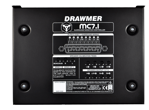 Drawmer MC7.1 Surround Monitorkontroller 7.1 - Surround Monitor Controller 