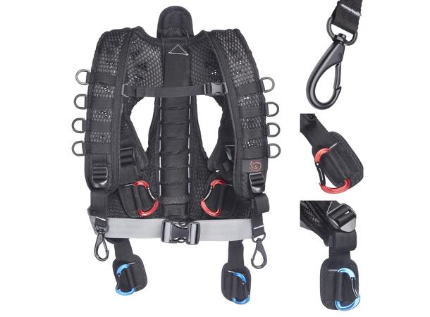K-Tek KSHRN3 Stingray Audio Harness Regular, with real back support ExoSpine 