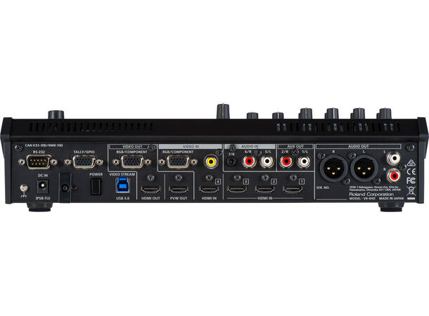 Roland VR-4HD 4 Ch. HD-HDMI AV switcher med USB3 streaming output 