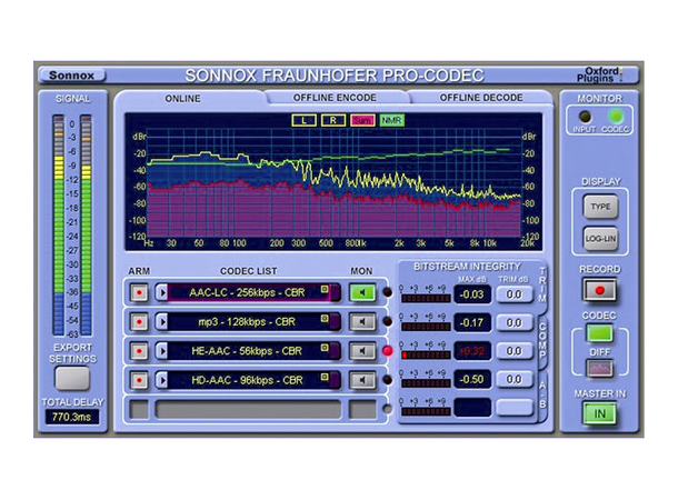 Sonnox Mastering Collection Native EQ, Dyn, Inflator, Lim, Fraunhofer