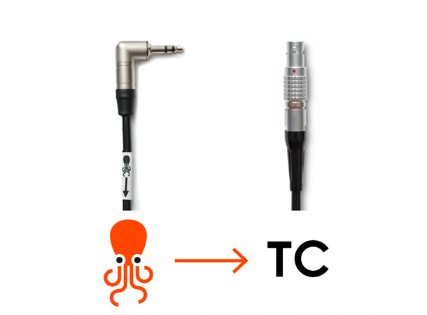 Tentacle Kabel Tentacle to Lemo 5-Pin 3.5mm jack til 5-Pin Lemo 40cm 