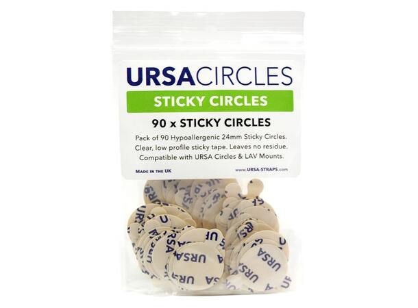 URSA Pack of 90 Sticky Circles for reliable mic placement 