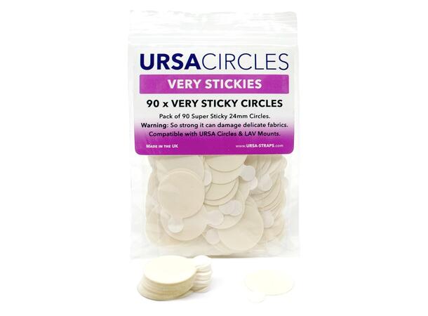 URSA Pack of 90 Very Stickies Very Sticky Circles 