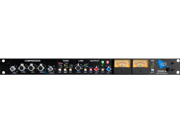API 2500+ discrete stereo bus compressor Compressor 2 ch wih Mix/Blend control 