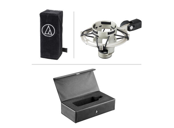 Audio-Technica AT-4047MP multi-patterns Studiomikrofon, m/ AT-8449 shockmount