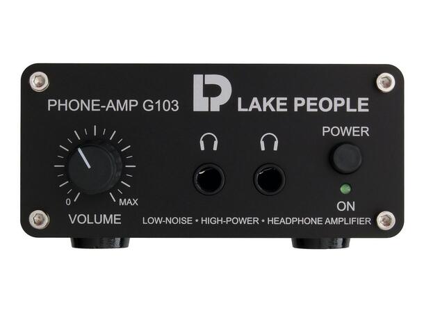Lake People G103-S Hodetelefonforsterker headphone amp, ubalansert RCA inngang 