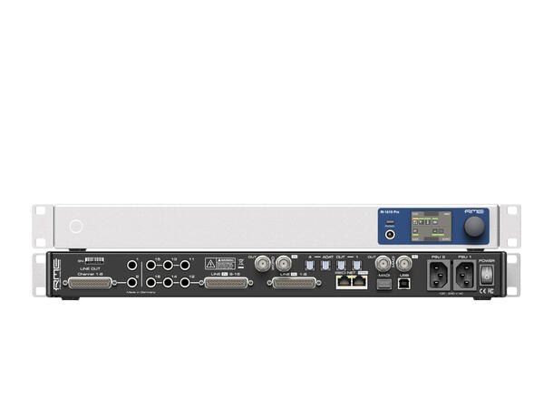 RME M-1610 Pro ADDA og Formatkonverter Konverter 16I/8O,ADAT, AVB MILAN og MADI 