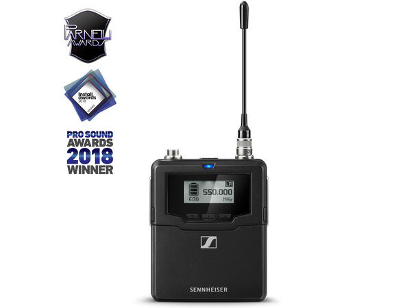 SENNHEISER SK 6000 BK A5-A8 Den lette digitale lommesenderen, D6000 