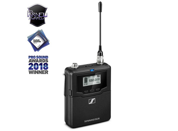 SENNHEISER SK 6000 BK A5-A8 Den lette digitale lommesenderen, D6000 