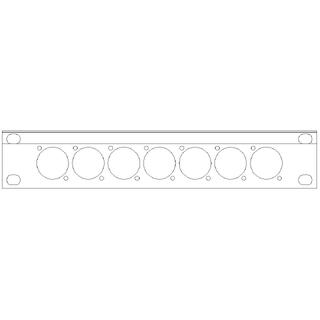 SMRT SP1207X 1U 7D m/skr til SB32 7 hulls panel til SMRT SB32