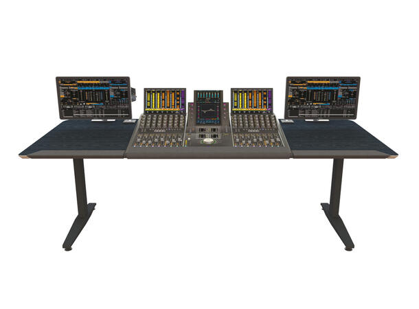 Soundz-Fishy S4 Møbel (3+2+2 fot) S4 3ft with 2ft producing desk Black 