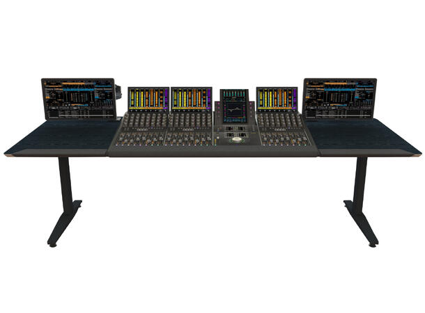 Soundz-Fishy S4 Møbel (4+2+2 fot) S4 4ft with 2ft producing desk Black