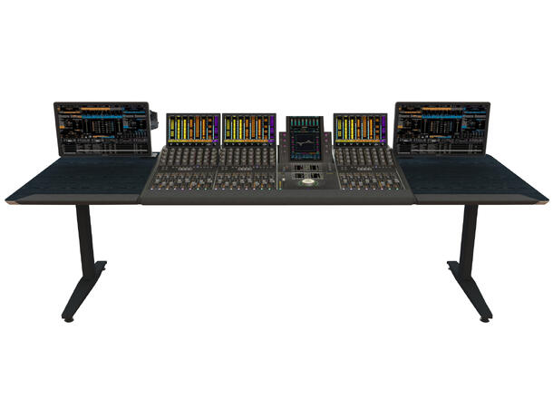 Soundz-Fishy S4 Møbel (4+2+2 fot) S4 4ft with 2ft producing desk Black 