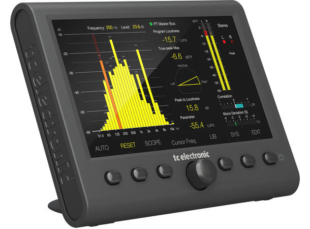TC electronic Clarity M Meter Stereo ITU BS.1770-4,ATSC A/85,EBU R128,TR-B32