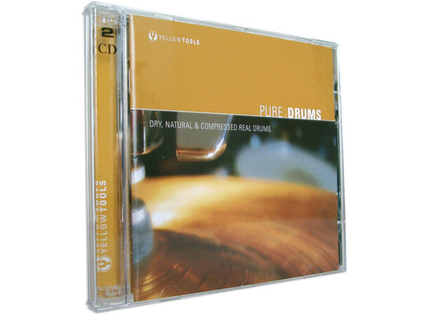 Yellow Tools Pure Drums Samples Lyd og multiformat for en rekke samplere