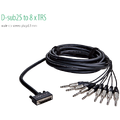 ALVA D-Sub 25 - 8x TRS 3 Meter DB25 multikabel til TRS, analog