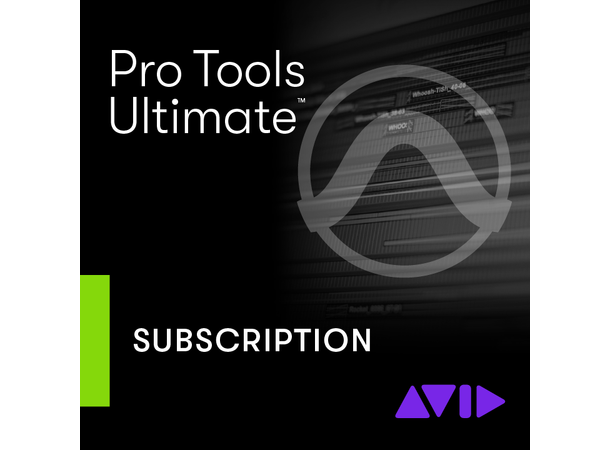 AVID Pro Tools ULTIMATE Leie NY 1 år 1-Year Subscription NEW 