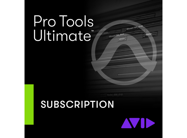 AVID Pro Tools ULTIMATE Ny leie 1 år 1-Year Subscription NEW