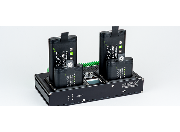 Audioroot eSMART QUAD Charger 4 bays 2 Amps desktop charger 