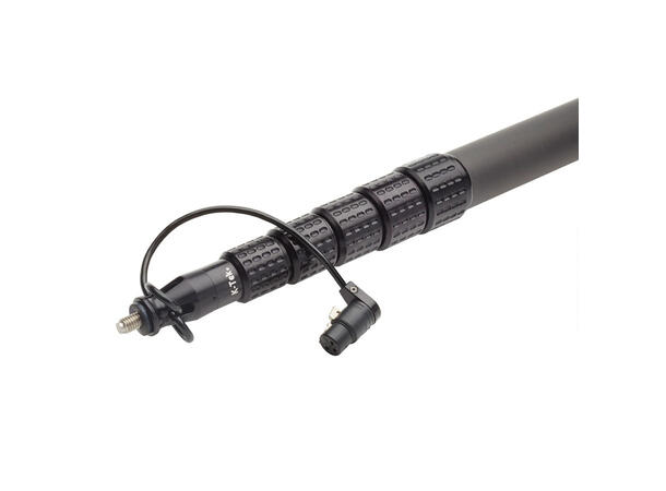 K-Tek KP16CCR Mighty Boom Pole Carbon 118.5 cm - 4.95 m coiled cable 