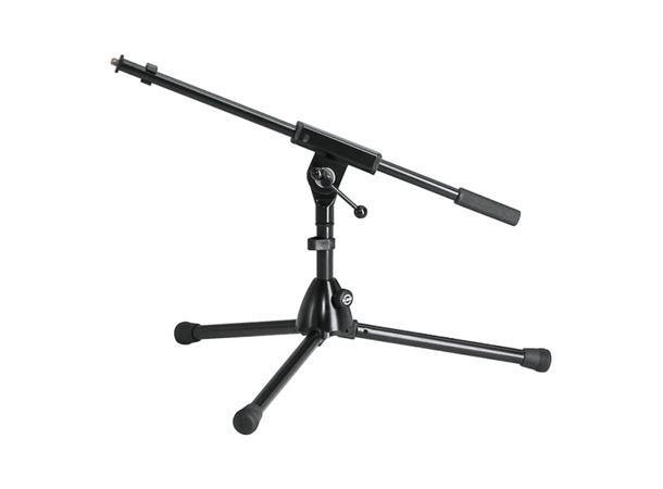 K&M 259/1 Mikrofonstativ med galge Stativ lite svart med fast galge 