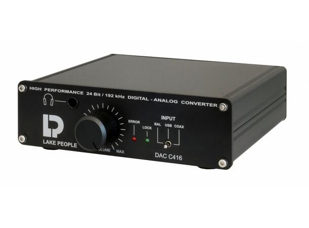 Lake People DAC C416-H 2-Channel D/A converter w/ headphone amp 