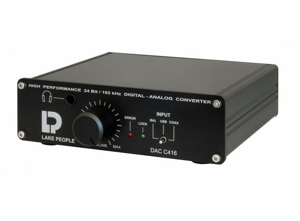 Lake People DAC C416-H 2-Channel D/A converter w/ headphone amp