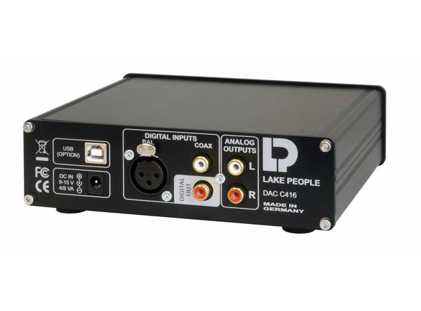 Lake People DAC C416-H 2-Channel D/A converter w/ headphone amp 