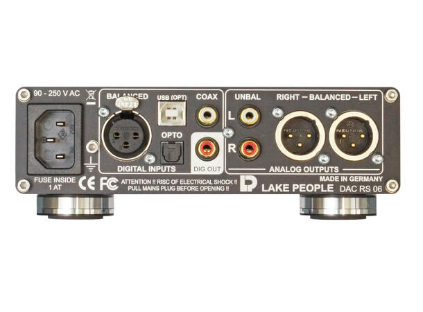 Lake People DAC RS 06 2-Channel resampling D/A converter 