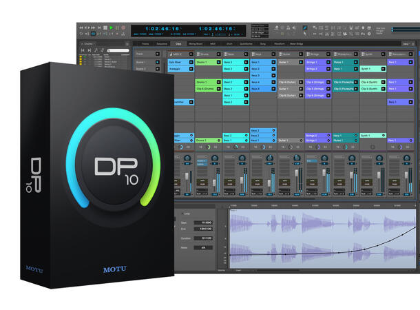 MOTU Digital Performer 10 Digital Audio Workstation DAW Mac/PC 