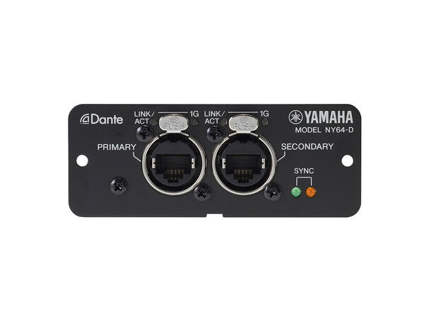 Yamaha NY64-D Dante interface card Dante interface card for TF series.