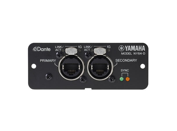 Yamaha NY64-D Dante interface card Dante interface card for TF series. 