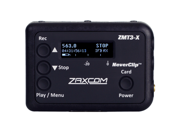 Zaxcom ZMT3-X transmitter med stereo