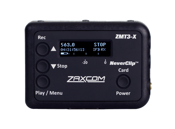 Zaxcom ZMT3-X transmitter med stereo 